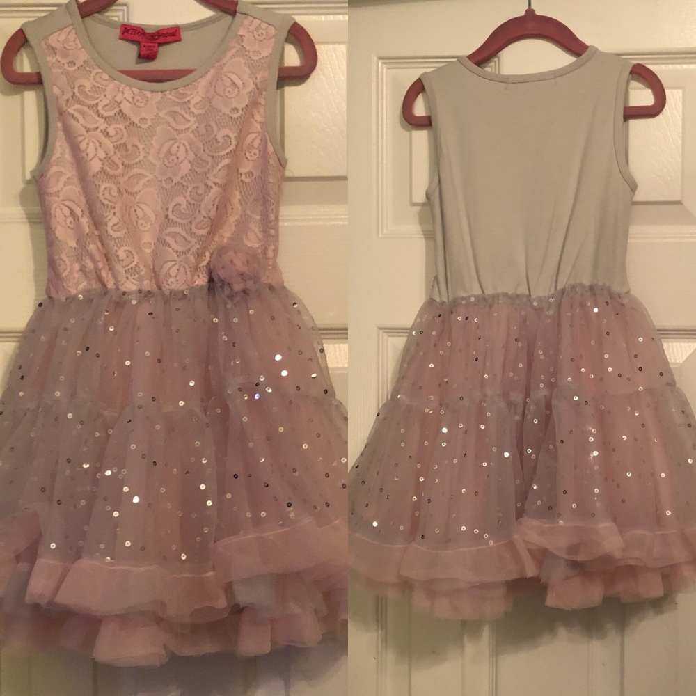Betsey Johnson Girls Sparkle Tutu Dress